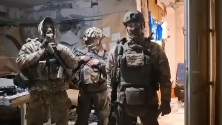 Российские военные на командном пункте ВСУ в Гуляйполе