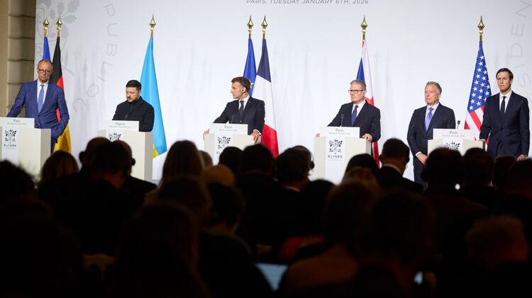Україна, США та європейські лідери провели зустріч у Парижі. Фото: t.me/V_Zelenskiy_official