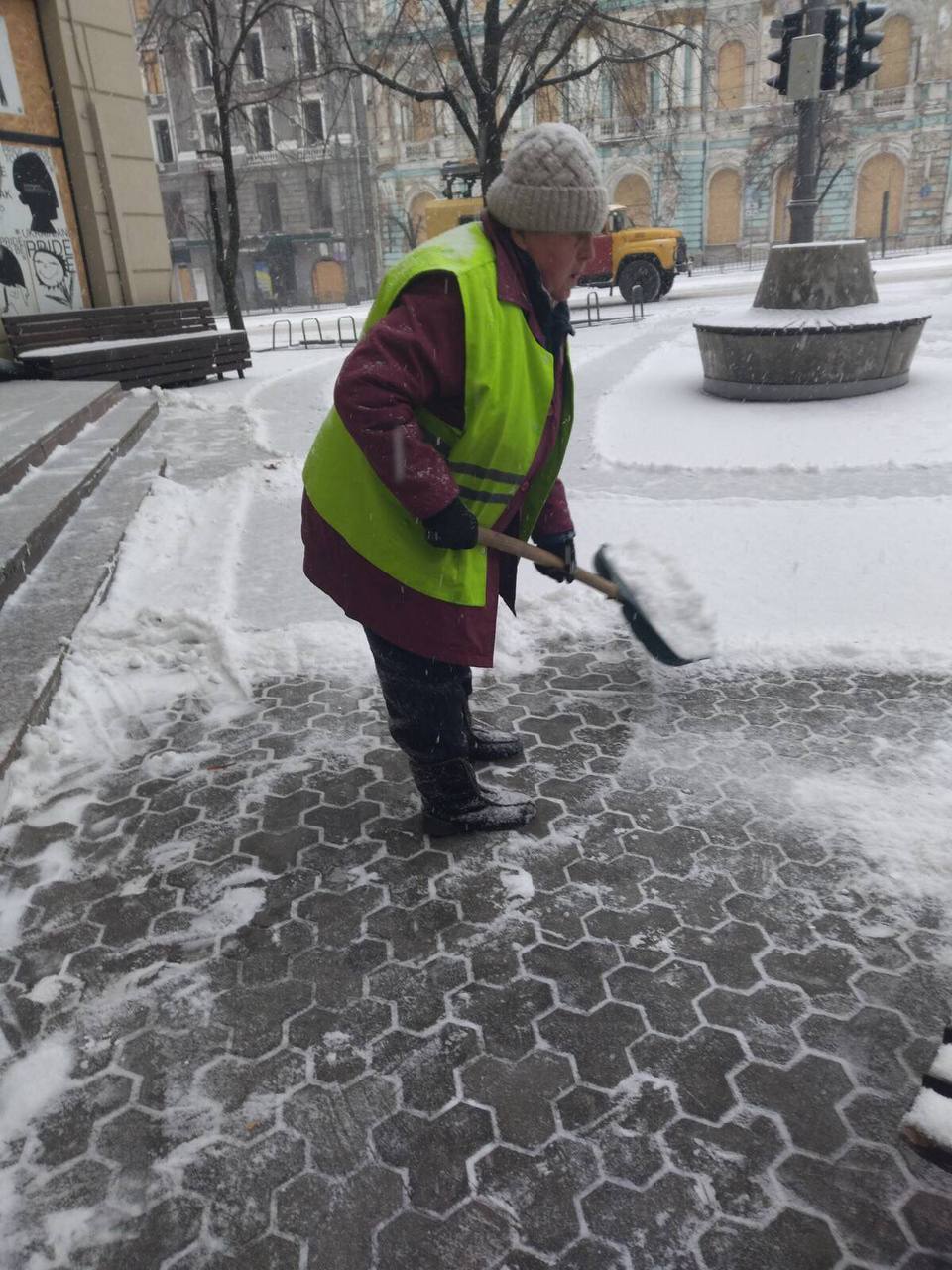 уборка снега в Харькове