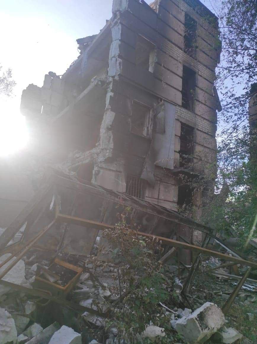 Лисичанск 26 июня попал под обстрел. Скриншот: t.me/luhanskaVTSA