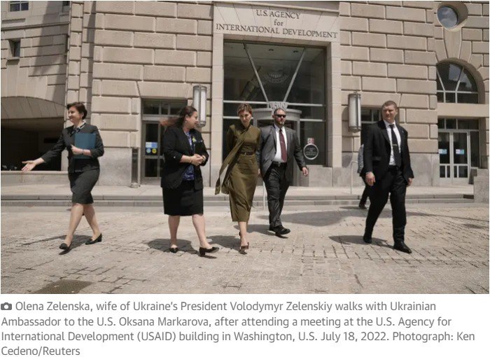 Госдеп отменил выступление Елены Зеленской