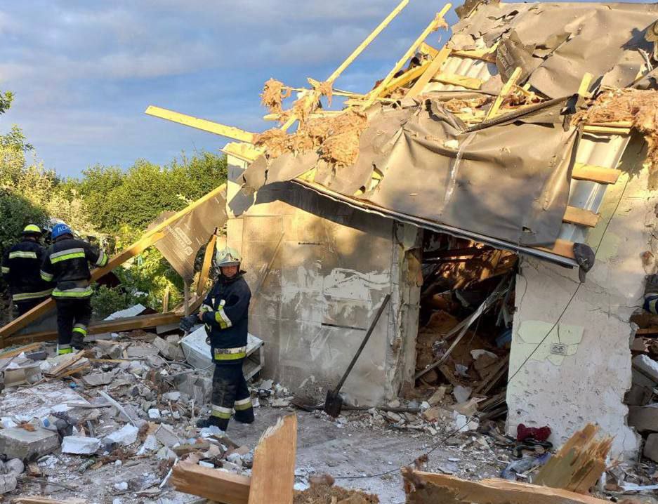 Обстрел Никополя. Валентин Резниченко