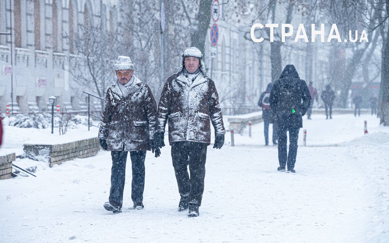 Заснеженный Киев