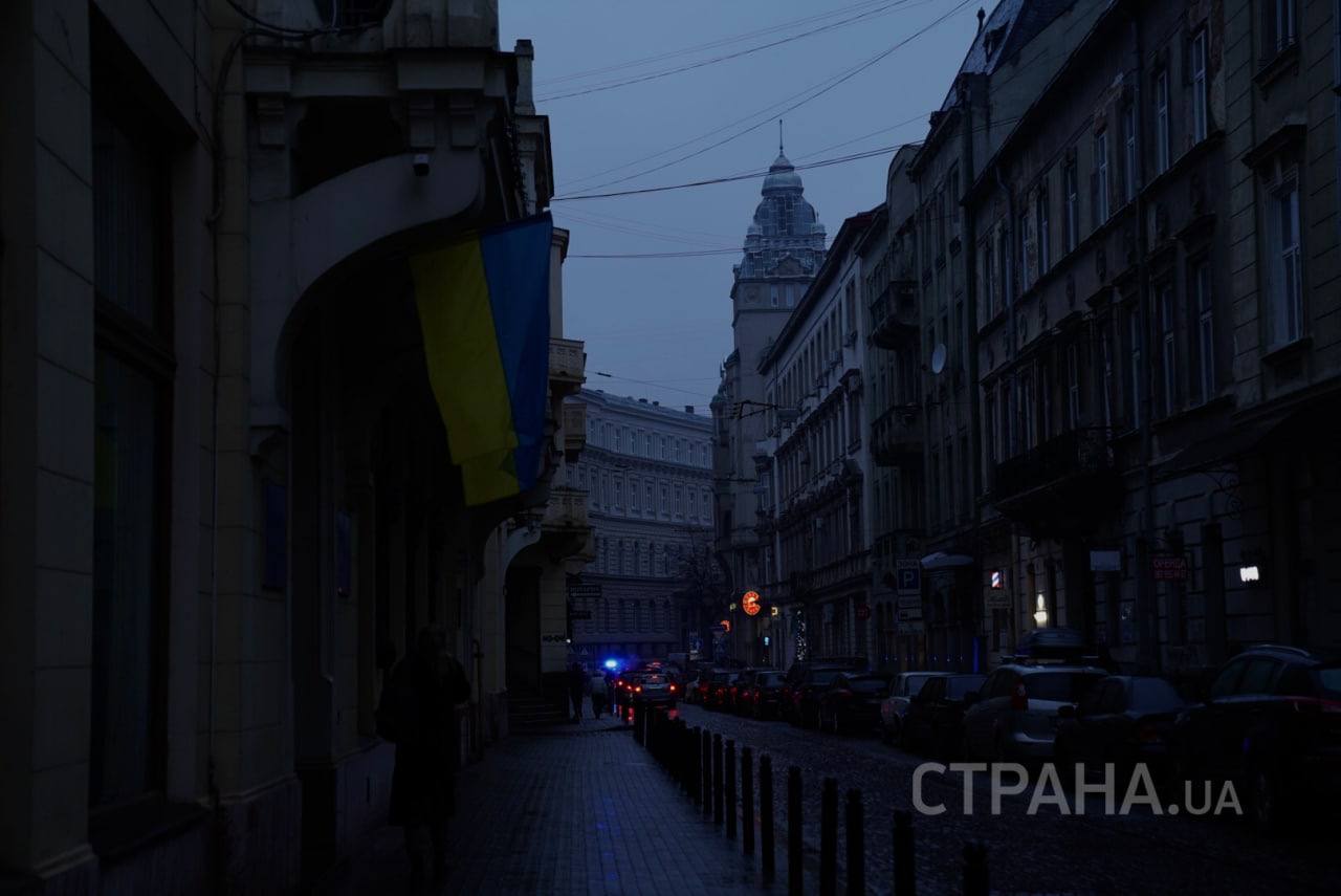Блэкаут во Львове