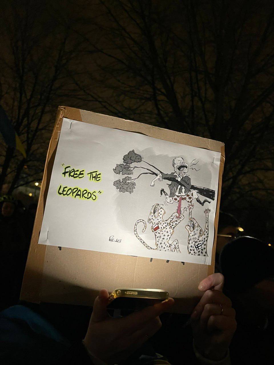 У Берліні мітинг за постачання танків Україні