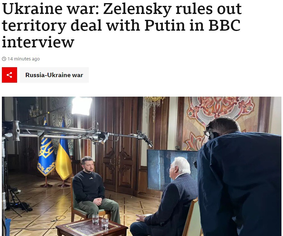 Зеленский заявил о начале наступления РФ