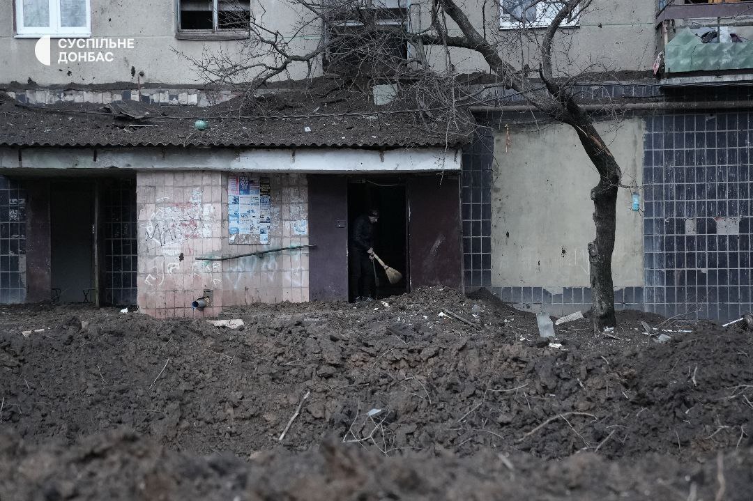 Последствия удара по Дружковке