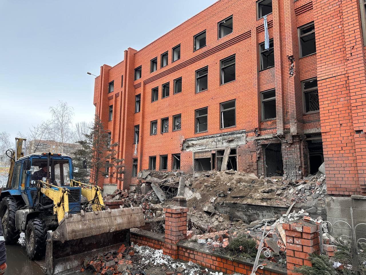 Наслідки обстрілу Дружківки