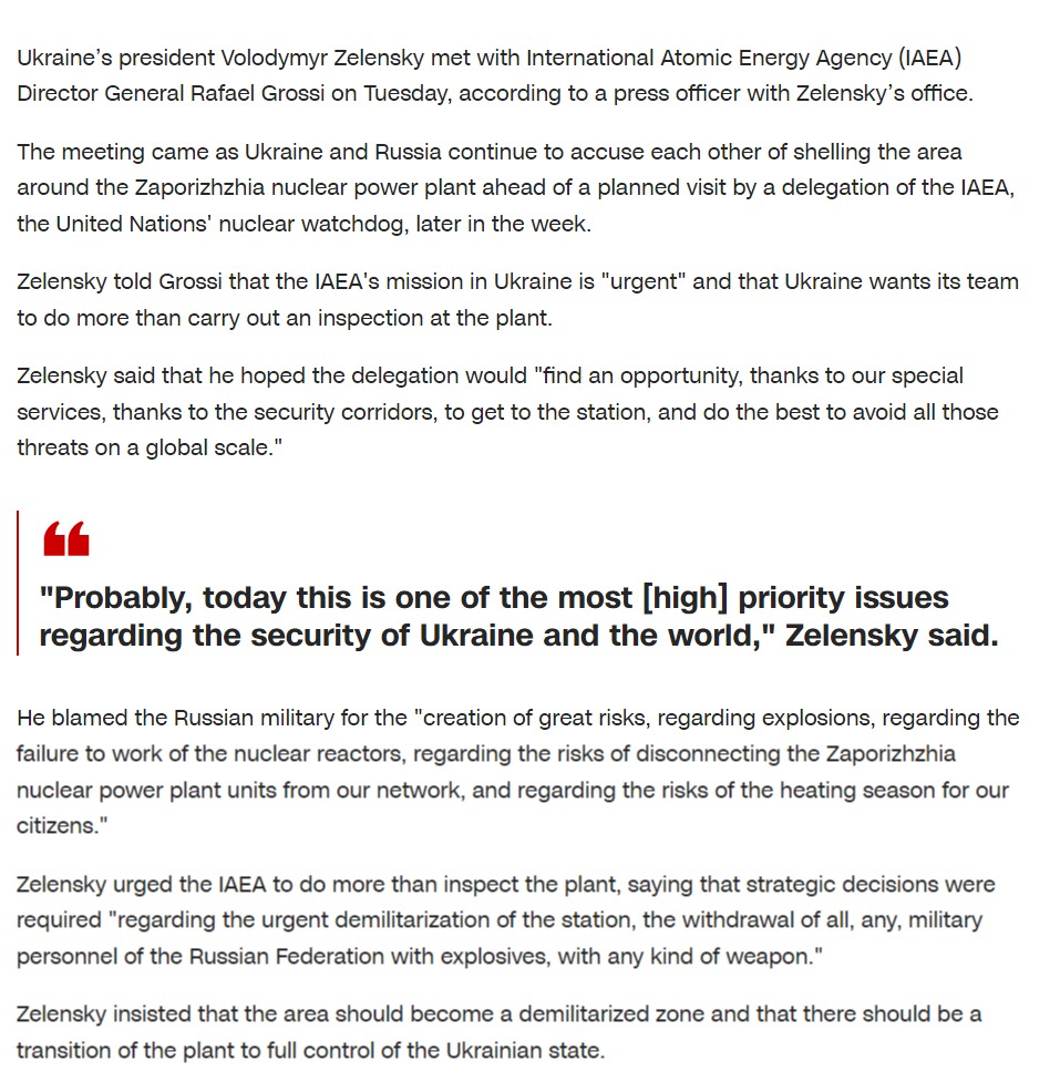 Скриншот с сайта CNN