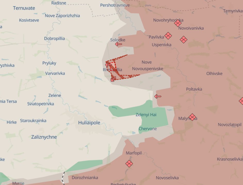 армія РФ зайняла Рівнопілля та Яблокове на сході Запорізької області