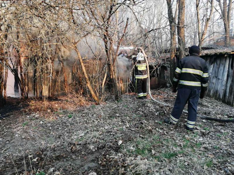 Пожар в Чернобыле