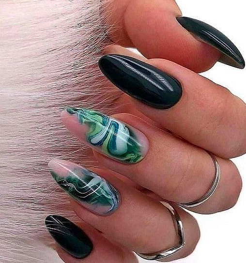 красивый осенний маникюр