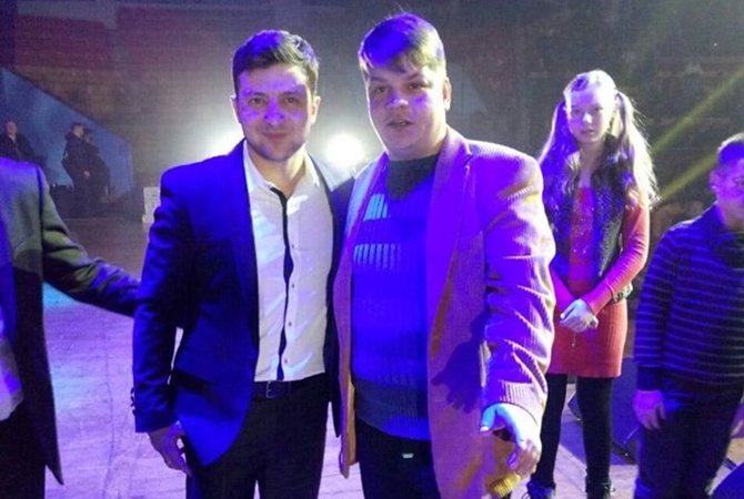 Иван с Владимиром Зеленским. Фото: Фейсбук