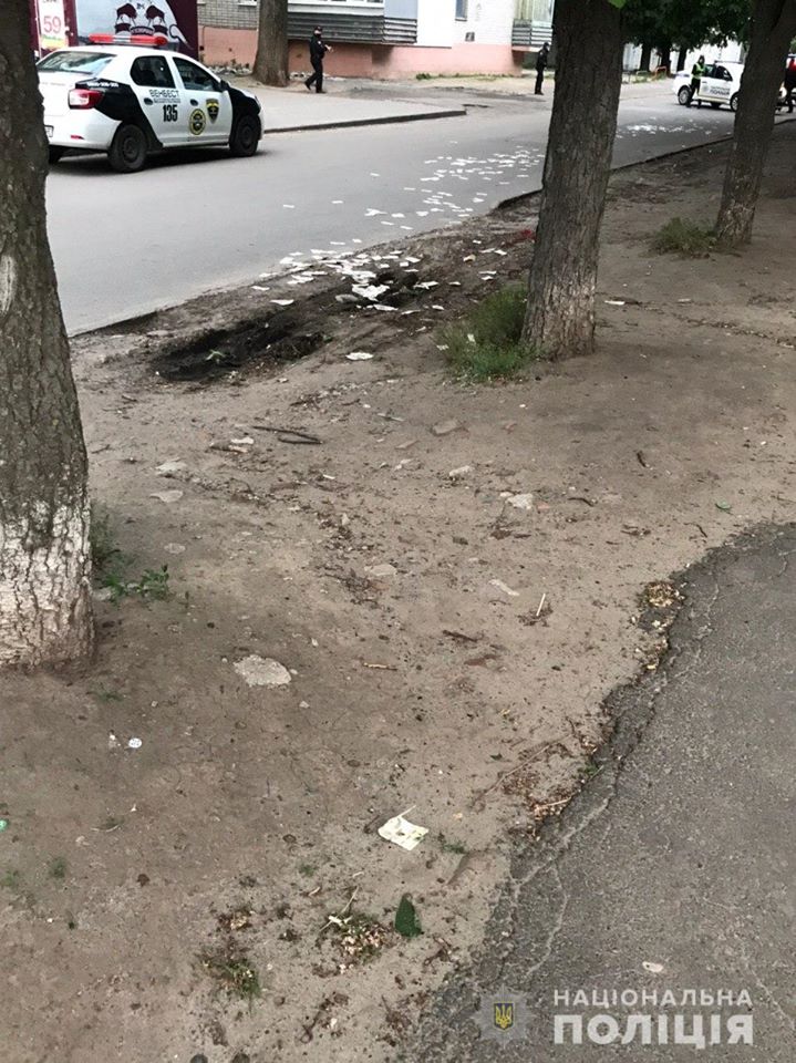 В Харькове взорвали банкомат. Фото: Нацполиция Харьковской области
