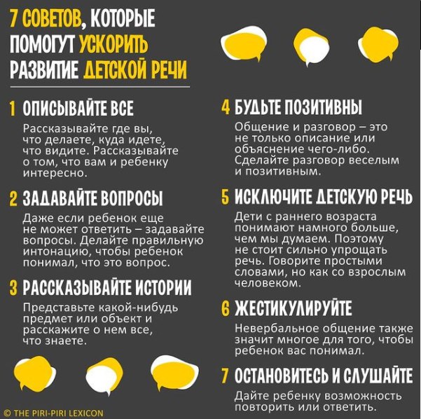 Советы, которые помогут значительно ускорить развитие детской речи.