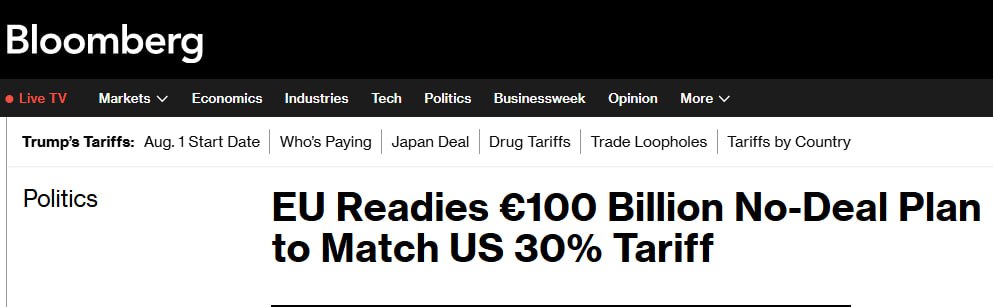 Заголовок на bloomberg.com