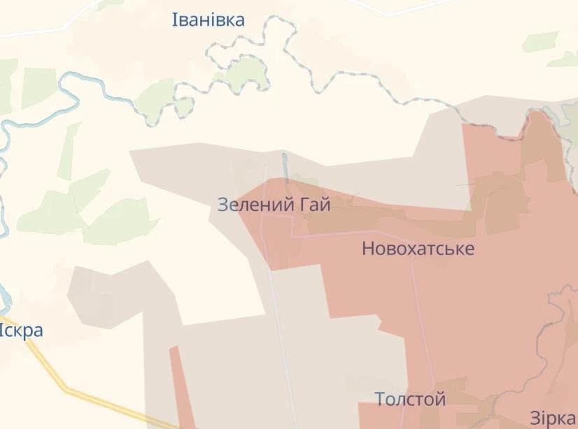 Карта боевых действий. Источник - Deep State