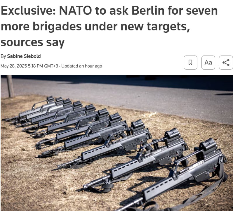 Снимок заголовка на reuters.com