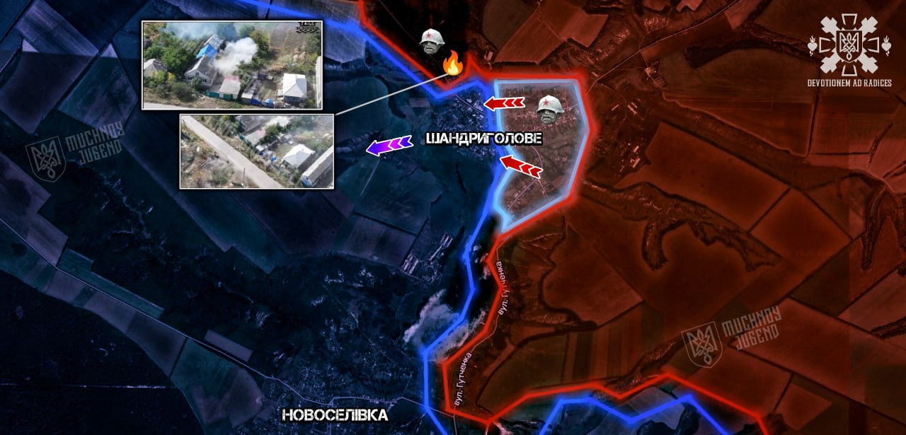 Карта боевых действий. Источник - Телеграм