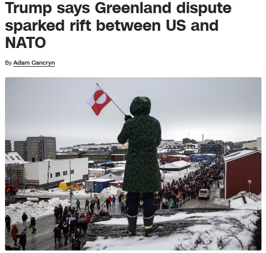 Снимок заголовка на edition.cnn.com – Трамп заявил о ненужности НАТО для США