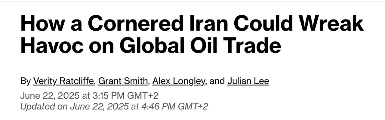 Снимок заголовка на bloomberg.com