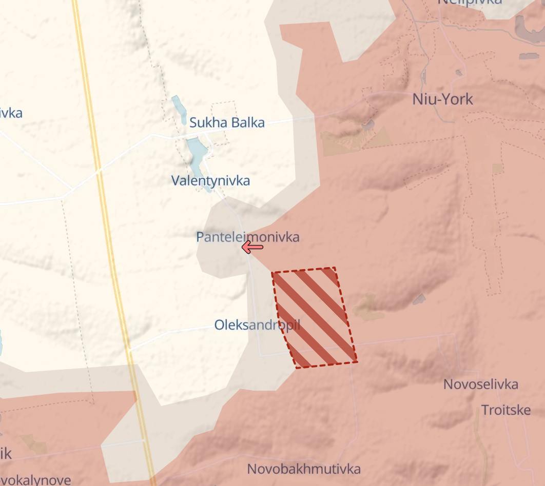 Карта боевых действий (2.2). Источник - Телеграм 