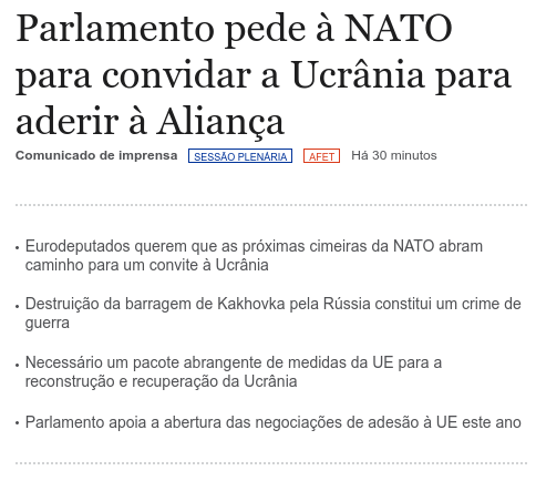 Скриншот статьи из europarl.europa.eu