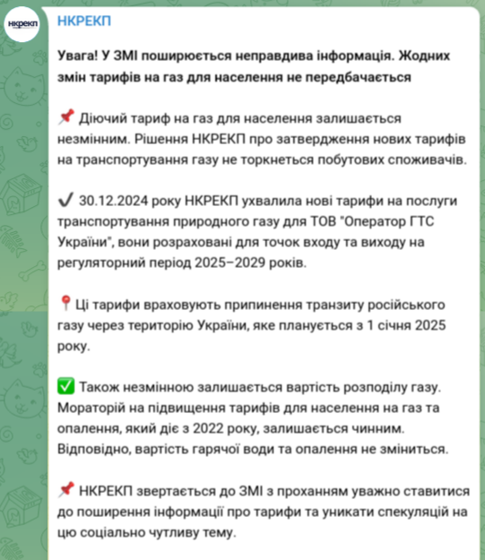 Знімок повідомлення у Телегарм