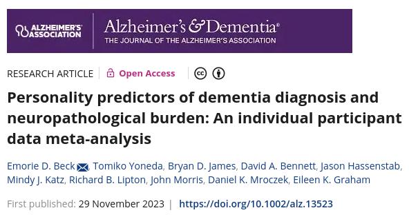 Снимок заголовка в журнале Alzheimer’s & Dementia