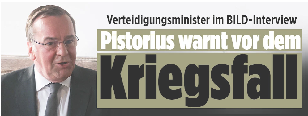 Снимок заголовка на bild.de