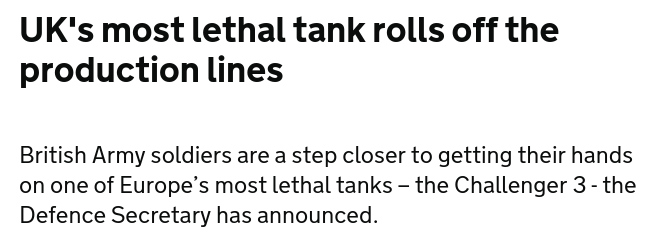 Снимок заголовка сообщения на gov.uk